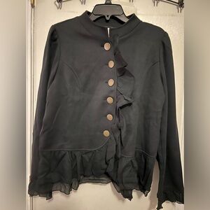 Black dress jacket Size XL NWT